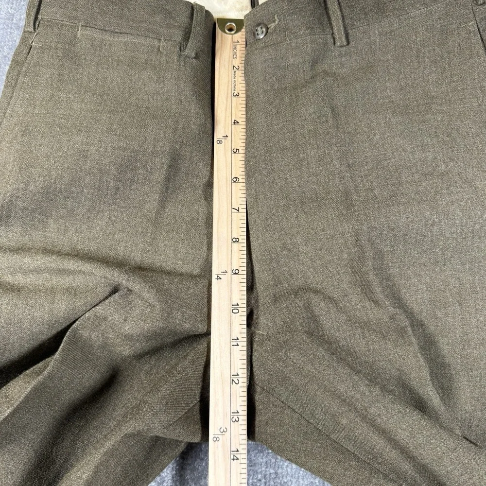 US Military Trousers‎ Men's 31x29 Olive Green Wool M-1952